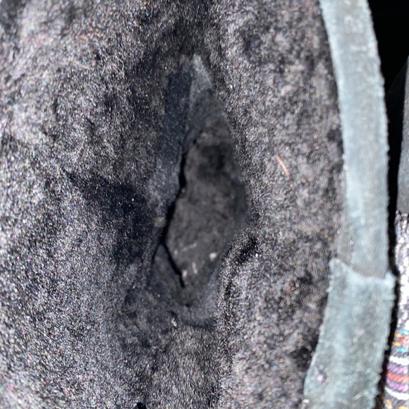 Zodiac women’s black with boho leather design boots size 8 - Picture 9 of 9